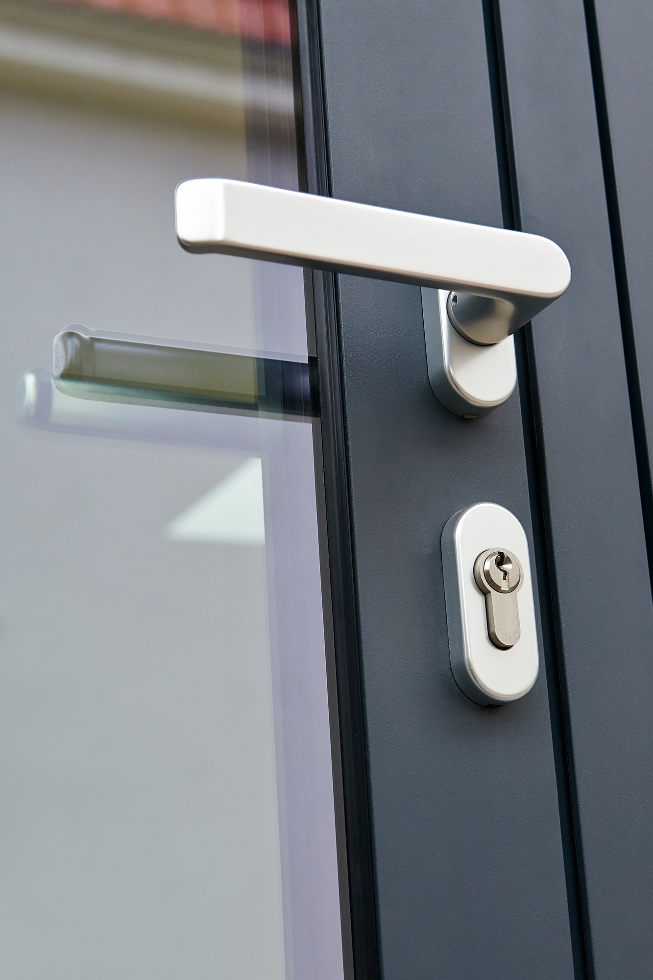 Exterior door handle and Security lock